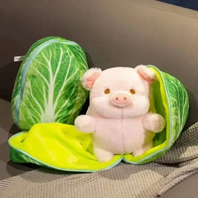Cute Cabbage Pig Plushie