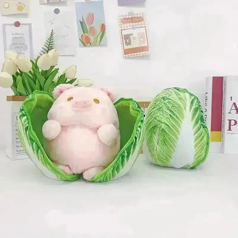 Cute Cabbage Pig Plushie