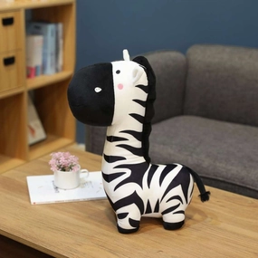 Cute Cartoon Zebra Stuffed Animal