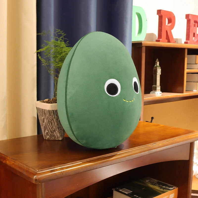 Cute Fruit Avocado Plush Toy Stuffed Doll Baby Decor