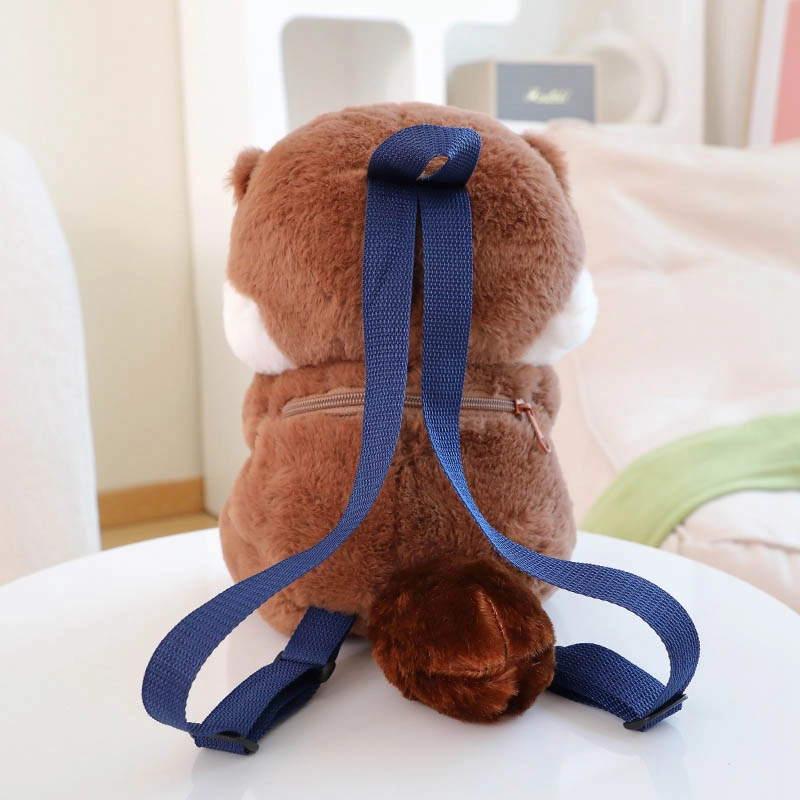 Cute Sea Otter Backpack Plush Bag