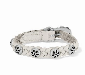 Daisy Bandit Bracelet by Brighton- White