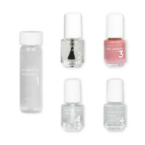 Dazzle Dry Mini Kit 4 Step System - Less is Mauve, a full coverage light, blushing mauve. (5 Piece Kit / 5 Manicures)