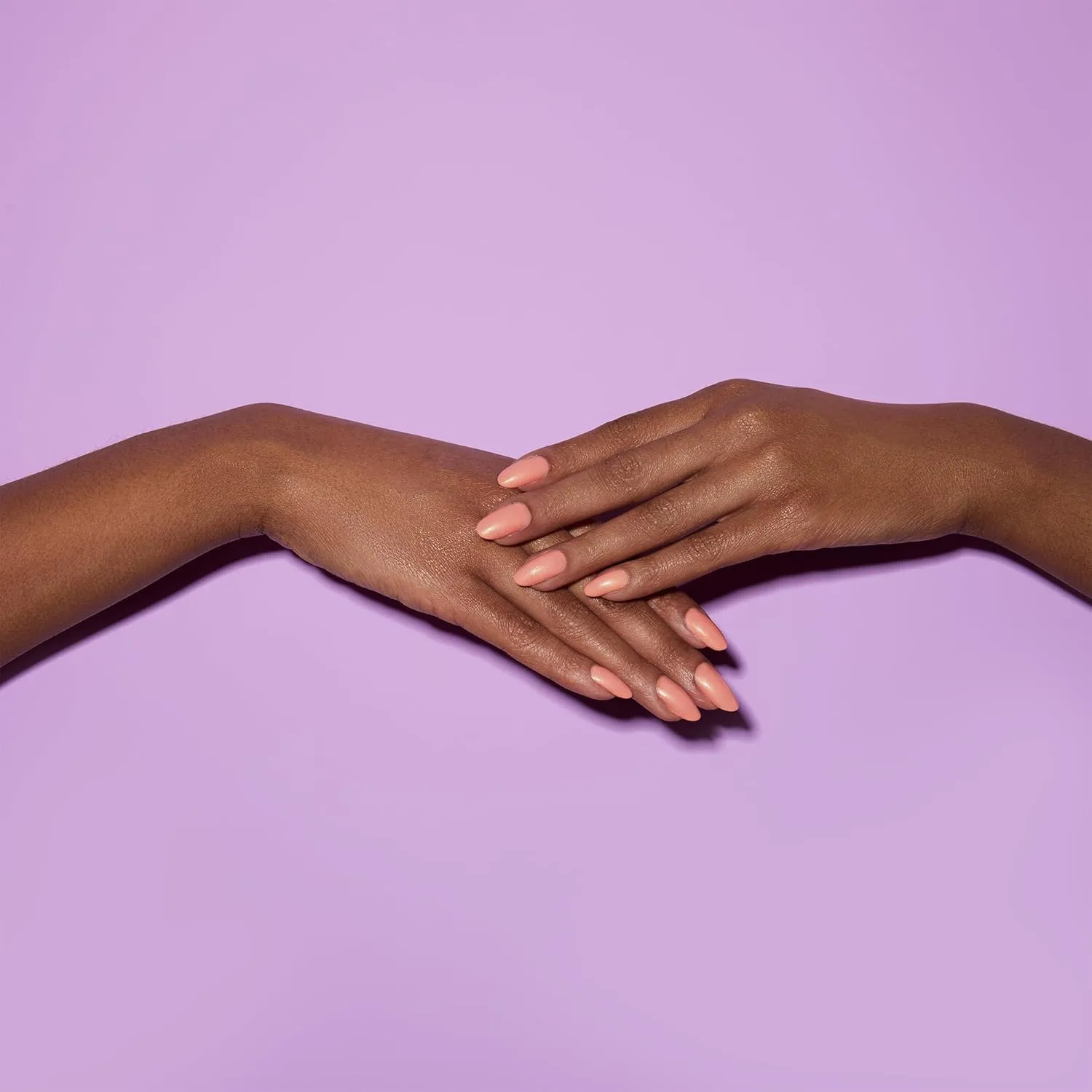 Dazzle Dry Mini Kit 4 Step System - Sunset Glow - A semi-sheer peach with a subtle orange/gold shimmer. Semi-sheer shimmer. (5 Piece Kit / 5 Manicures)
