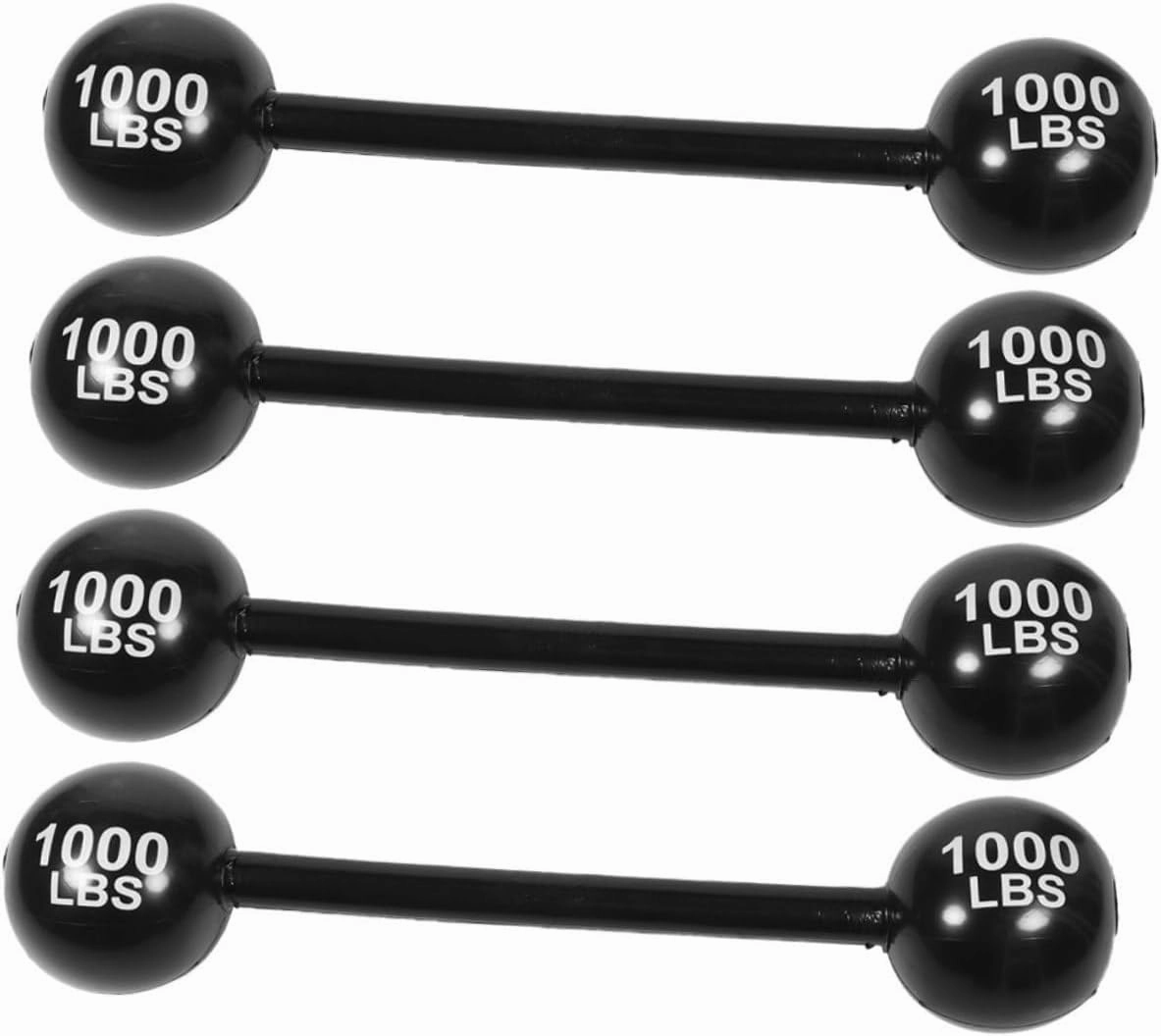 DECHOUS Inflatable Barbell Toy Set for Circus Party Games Plastic Mini Barbell Toys