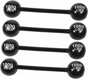 DECHOUS Inflatable Barbell Toy Set for Circus Party Games Plastic Mini Barbell Toys