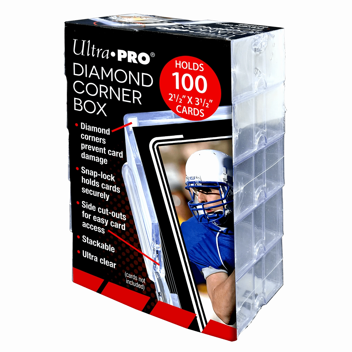 Diamond Corner 100  Card Storage Boxes (10ct)