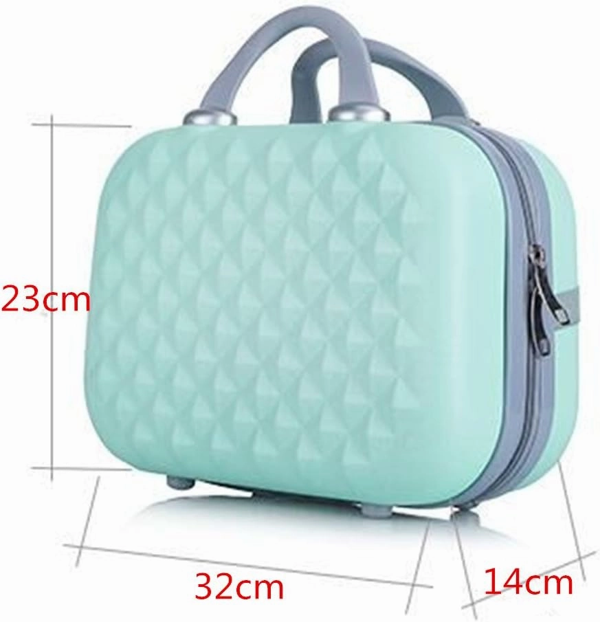 Diamond Surface Typ ABS Polychrome Mini Travel Luggage for Princess Girls Or Women Lady