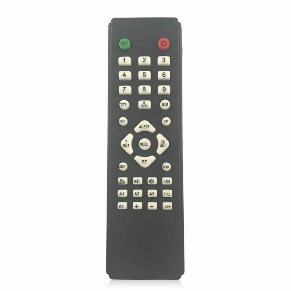 Digital LED Remote Control Wall Clock