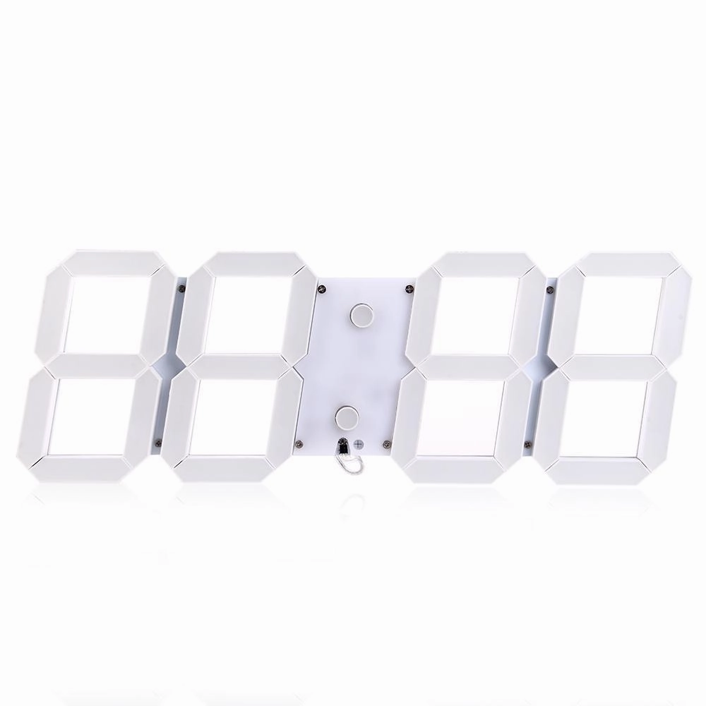 Digital LED Remote Control Wall Clock