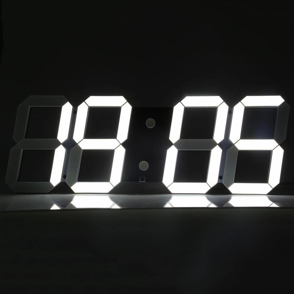 Digital LED Remote Control Wall Clock