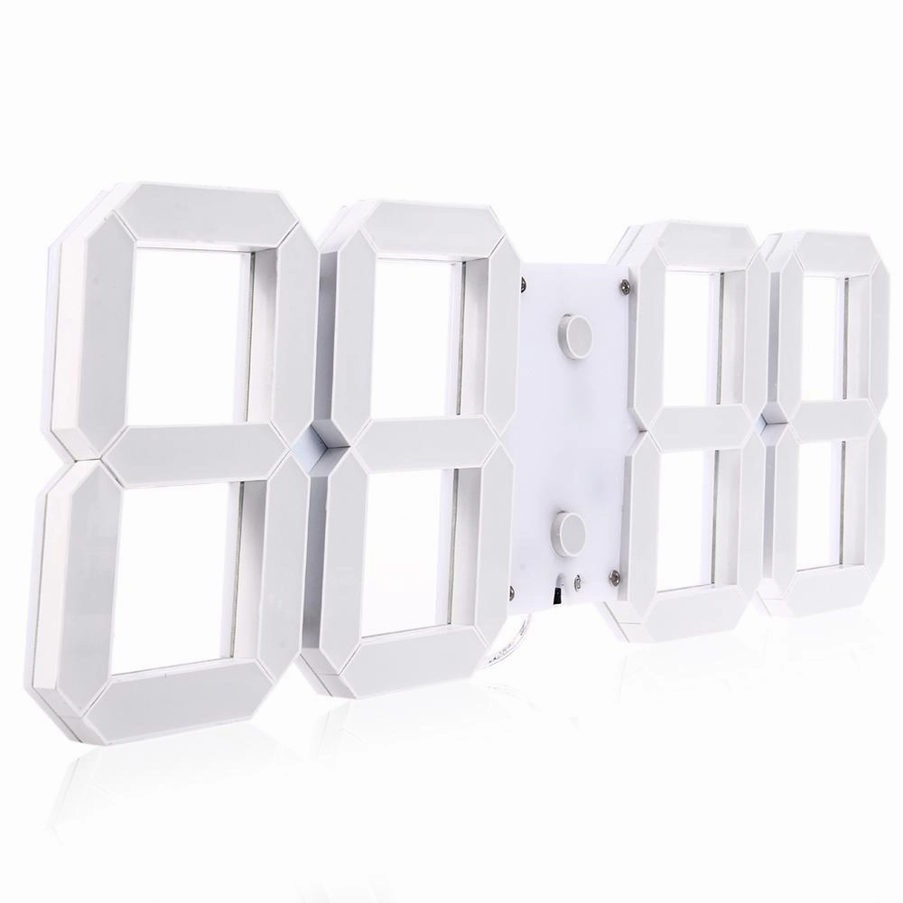Digital LED Remote Control Wall Clock