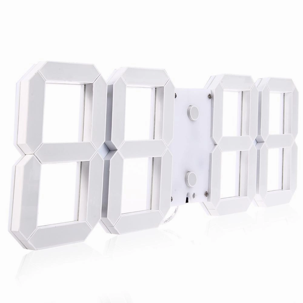 Digital LED Remote Control Wall Clock