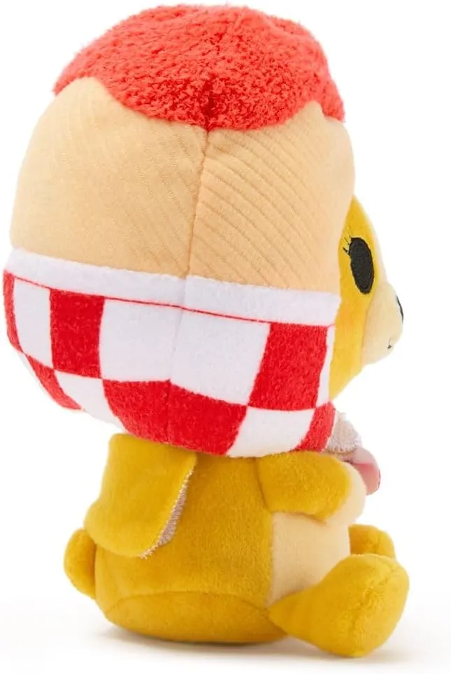DISNEY STORE Official Mini Mix-Its Plushies – Lady - Cute Stuffed Animals - Mix & Match Detachable Hats - Hook and Loop Strap - Plush Toys for Kids and Collectors, 7 Inch