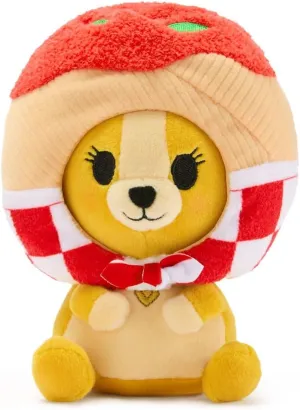DISNEY STORE Official Mini Mix-Its Plushies – Lady - Cute Stuffed Animals - Mix & Match Detachable Hats - Hook and Loop Strap - Plush Toys for Kids and Collectors, 7 Inch