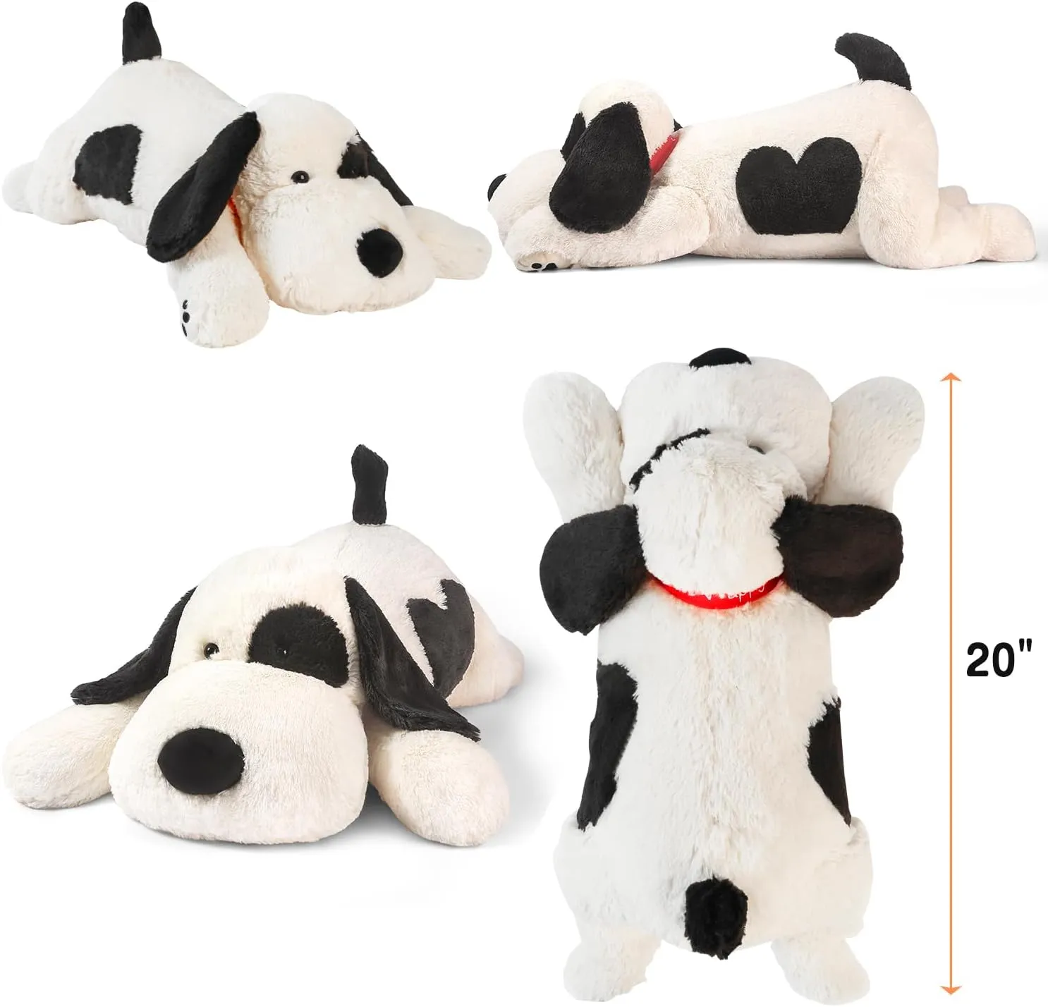 Dog Weighted Stuffed Animals,20 Inch 3.5 lbs Weighted Dog Plush, Soft Cute Puppy Plush Pillow Toy, Gifts for Kids, Boys and Girls Adults (20" 3.5lbs)