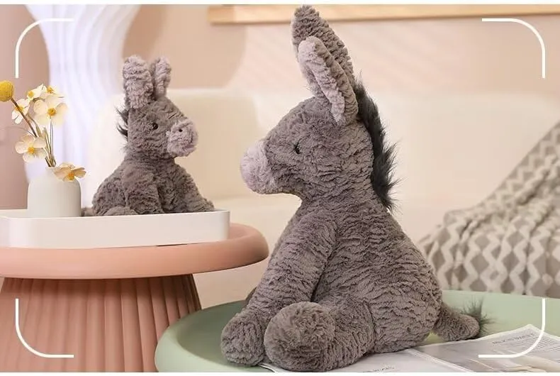 Donkey Stuffed Animal, Donkey Plush Toys 23.6 Inches Plush Gifts