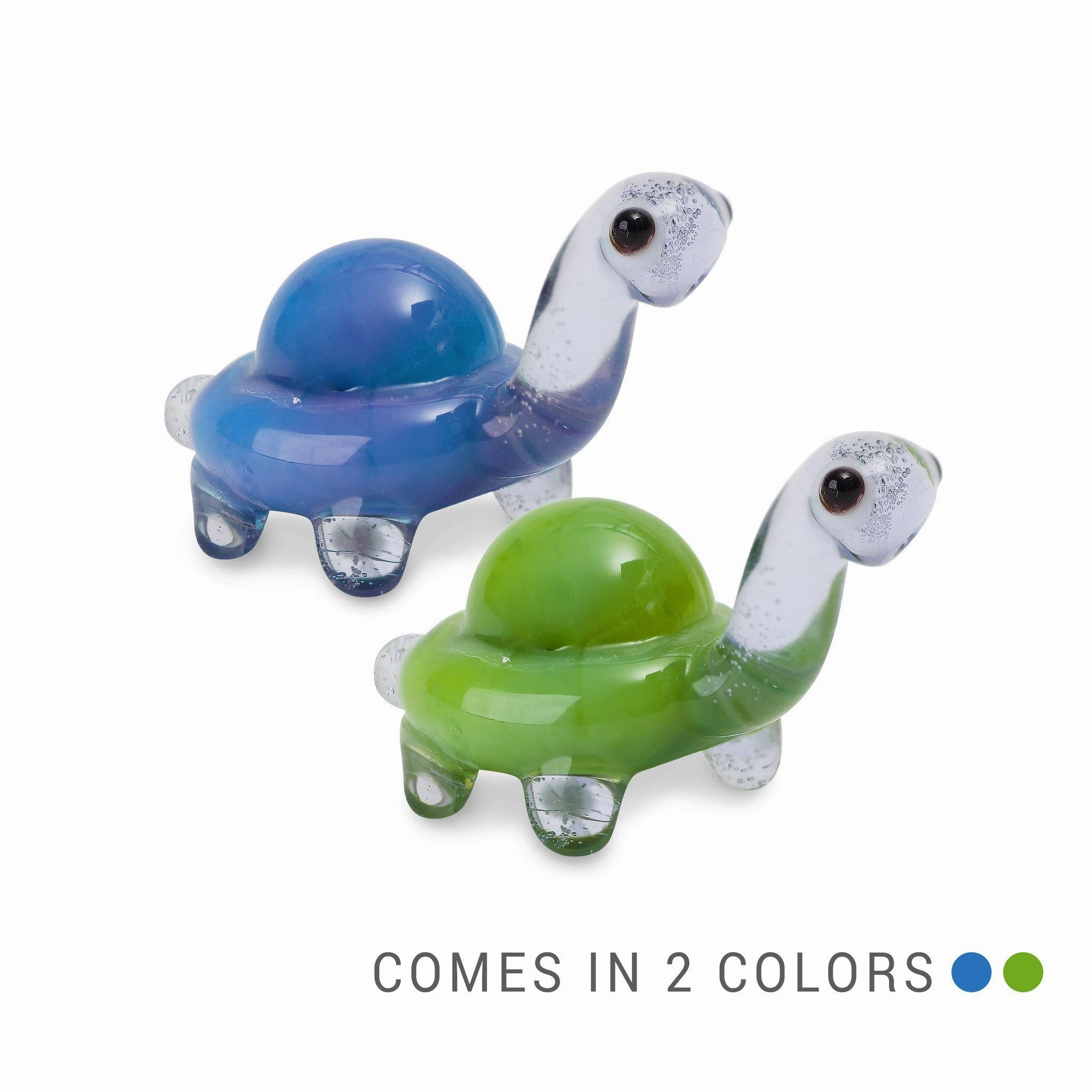 DOV the turtle Collectible Miniature Glass Figurine in Tynies Collector's Frame