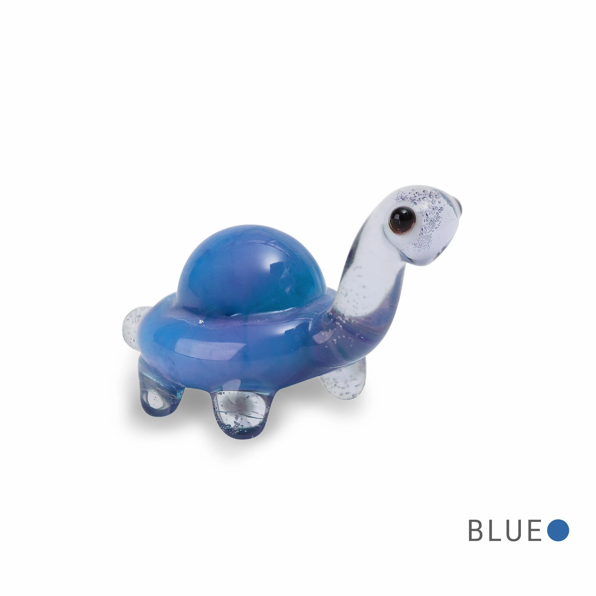 DOV the turtle Collectible Miniature Glass Figurine in Tynies Collector's Frame