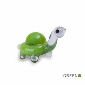 DOV the turtle Collectible Miniature Glass Figurine in Tynies Collector's Frame