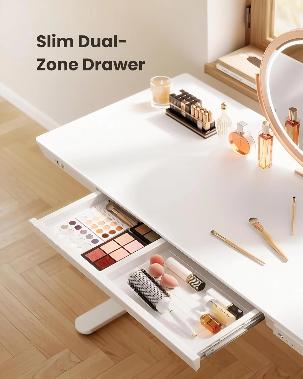 Drogo Artikel Advanced Pro Electric Height Adjustable Table DIY with 3 Year Warranty | Sit Stand Computer Desk 120 X 60 Cm - White