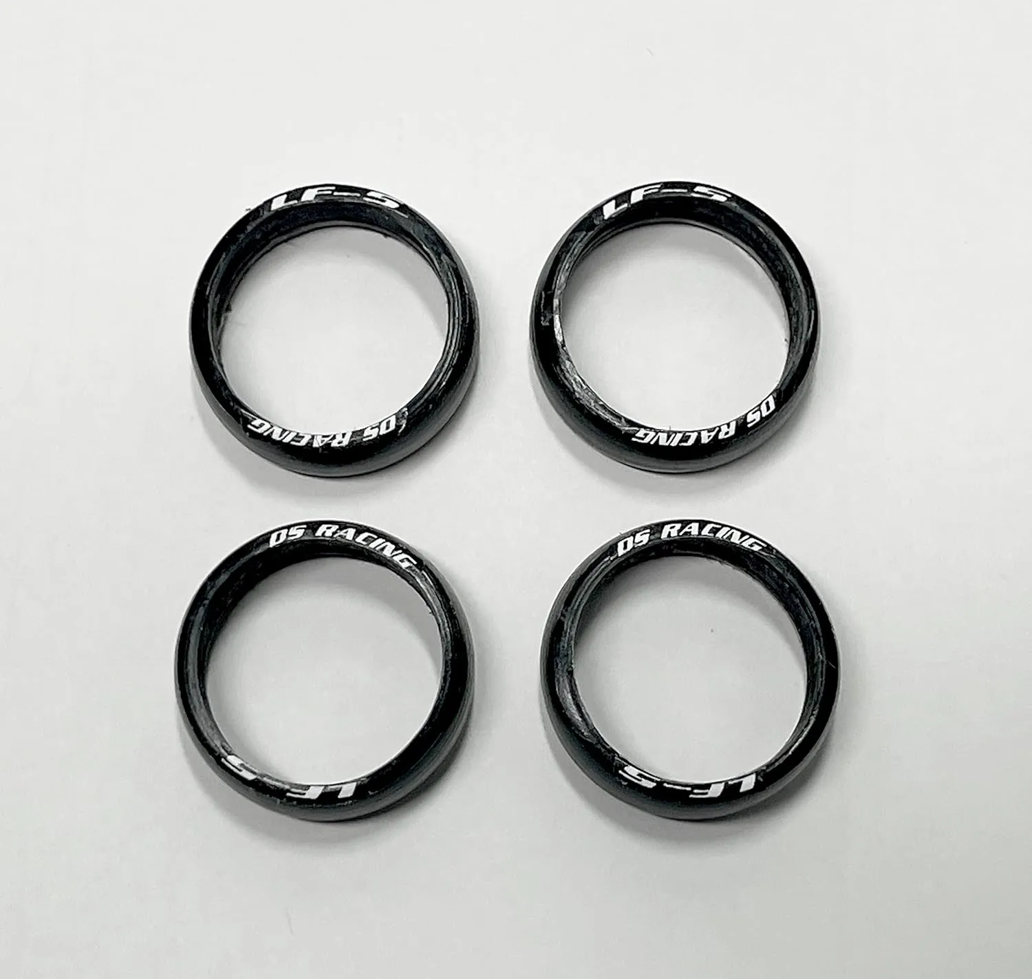 DS Racing MI-LF5 4-Piece Drift Tires Set for Kyosho Mini-Z AWD MA020 RC 1/24 1/28 Mini-Q DRZ GLD (20mm Diameter) (Four Narrow Tires)