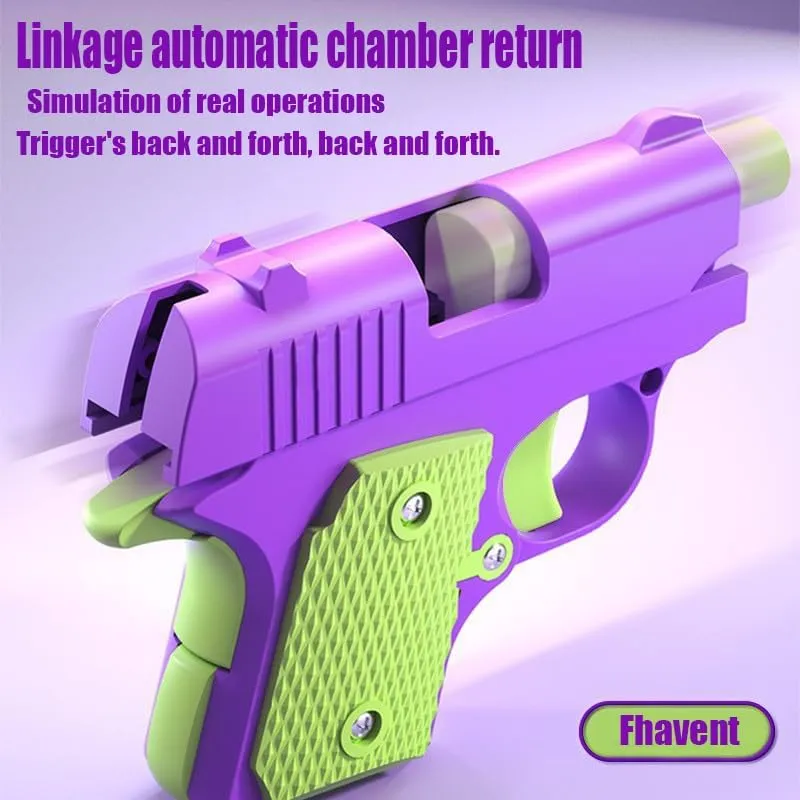 Easter Basket Stuffers,1911 3D Printed Small Pistol Toys, Stress Relief Pistol Toys for Adults, Suitable for Relieving ADHD, Anxiety,Easter Fillers Easter Gifts for Boys(4PCS)