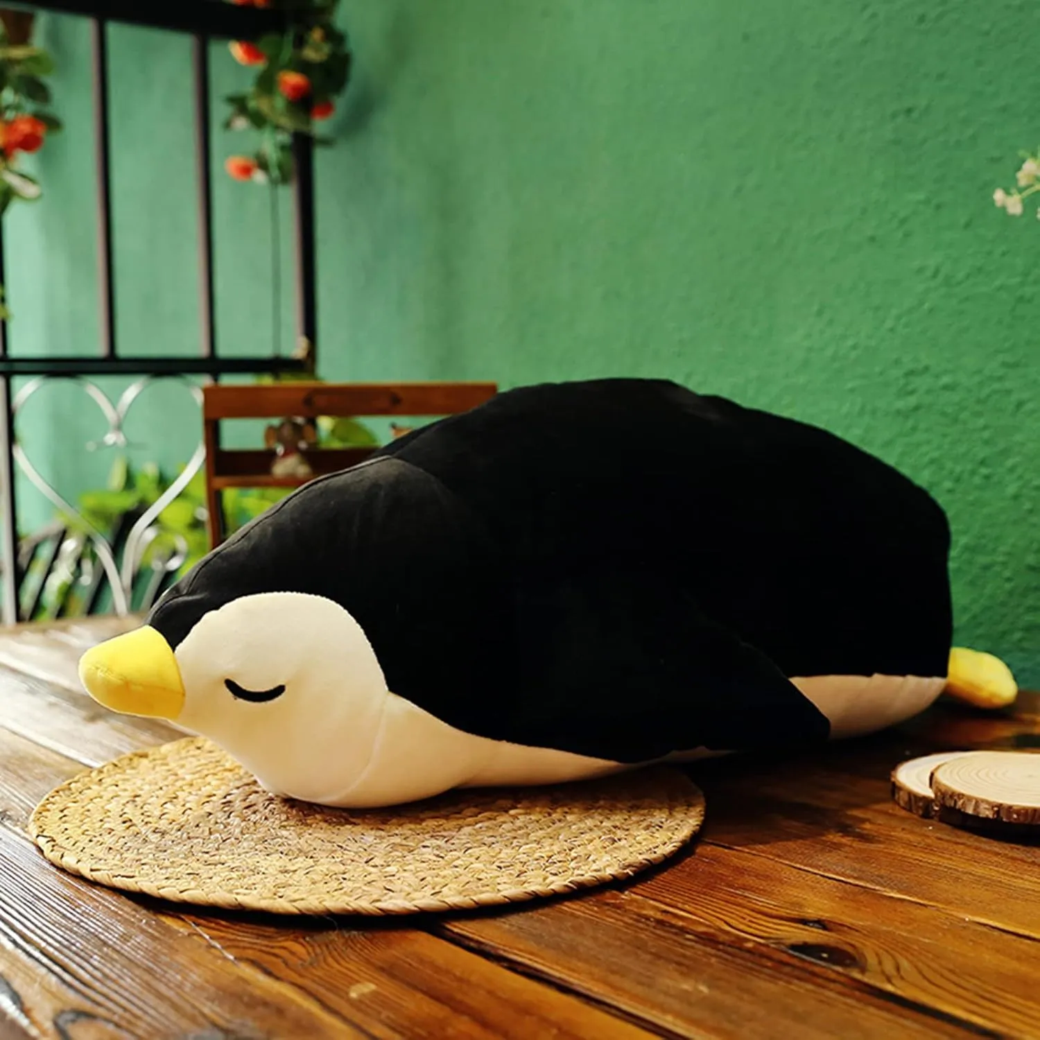 Emperor Penguin Plush - Cute Stuffed Animal, Big (19.6 inch), Hugging Pillow & Throw Pillow Gift for Kids or Lovers