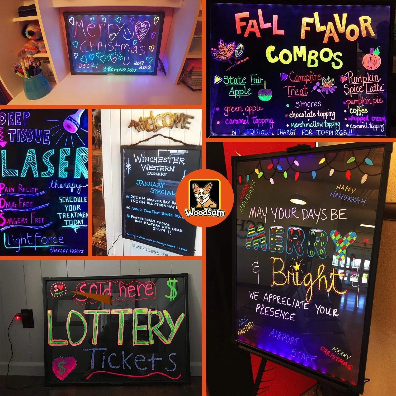 Erasable Neon Message Board