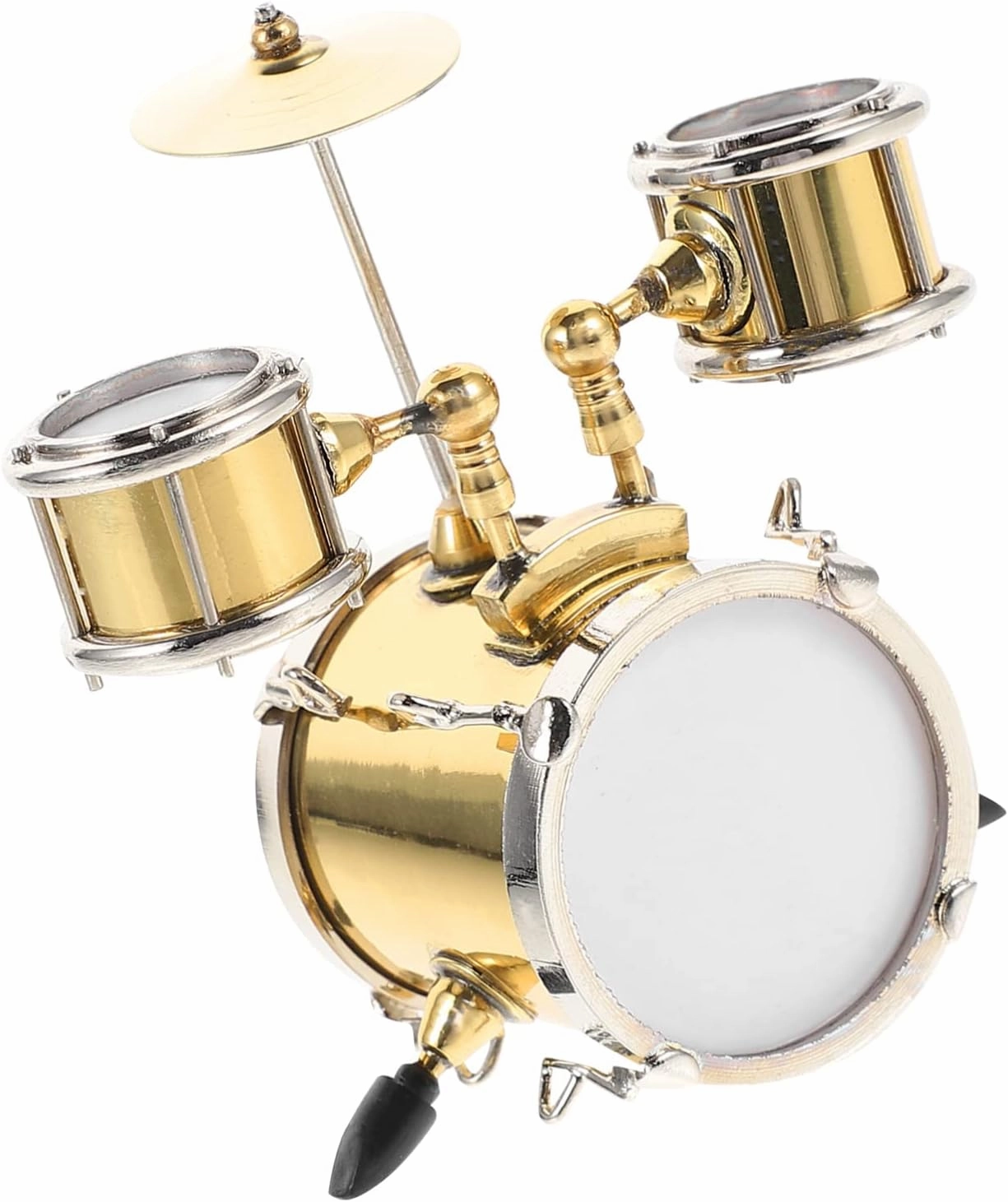 ERINGOGO Doll House Drum Set Miniature Drum Model Music Room Decor Mini Instrument