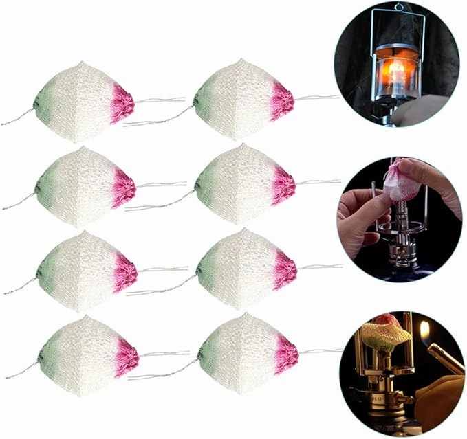 EXCEART Propane Light Mantle Propane Lamp Mantle: The Gas lamp mantles are Compact and Light in Weight, Easy to Carry for Outdoor Activities. Camping Hiking Light Mantle