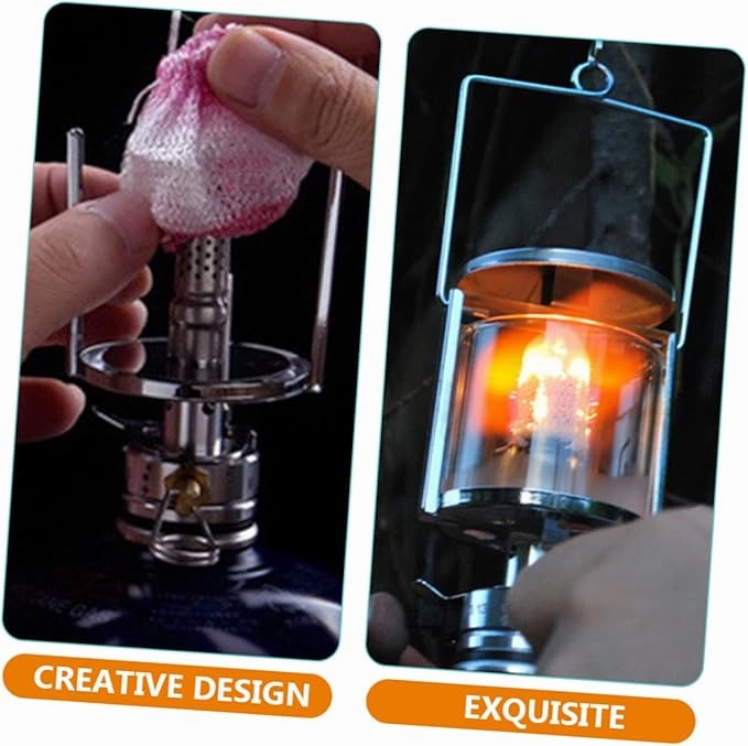 EXCEART Propane Light Mantle Propane Lamp Mantle: The Gas lamp mantles are Compact and Light in Weight, Easy to Carry for Outdoor Activities. Camping Hiking Light Mantle