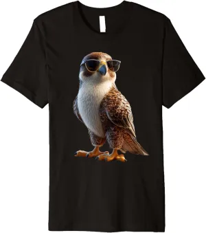 Falcon Kestrel Falcons Hunting Peregrine Birds Falconry Premium T-Shirt