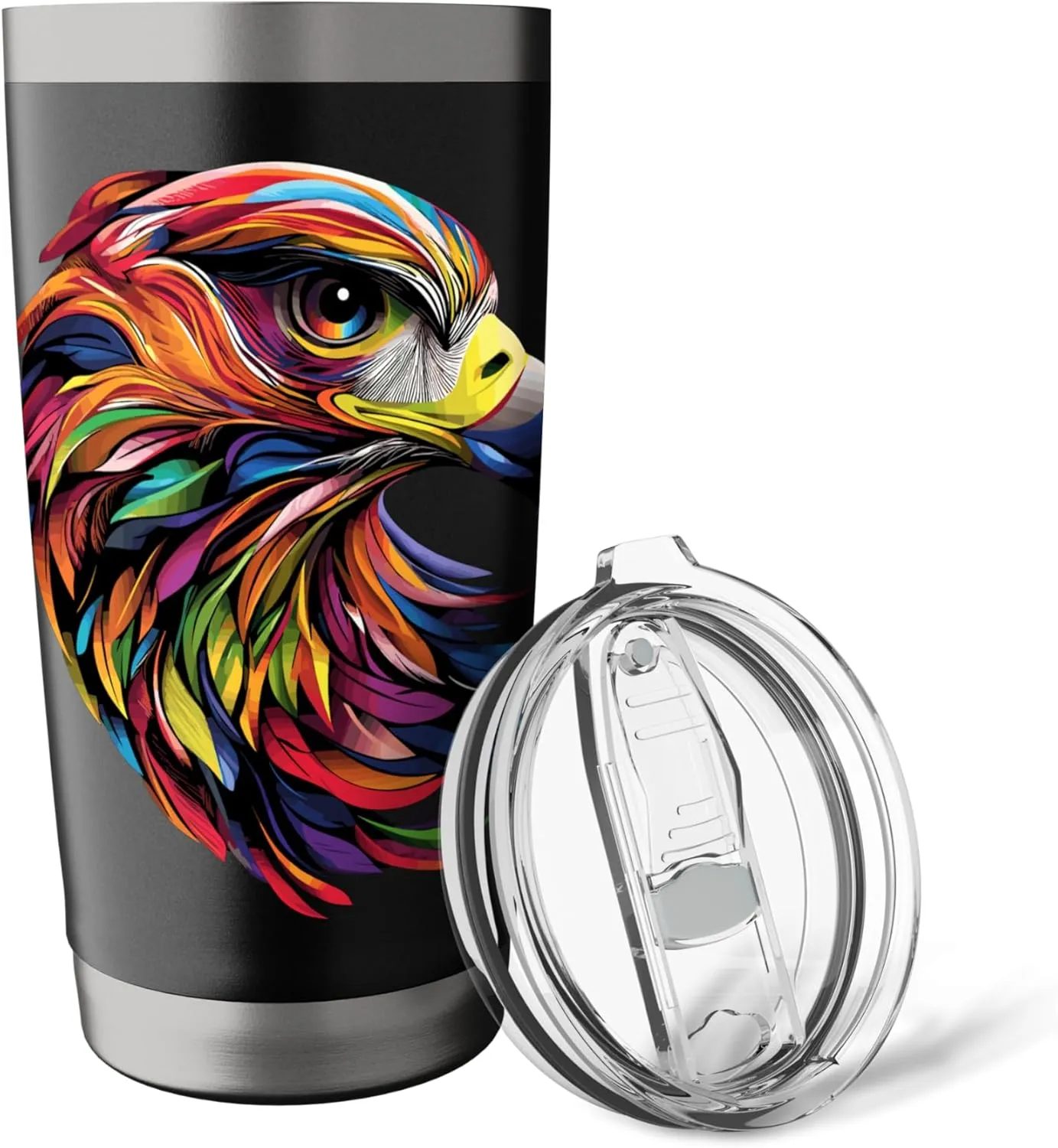 Falcon Kestrel Falcons Hunting Peregrine Birds Falconry Stainless Steel Insulated Tumbler