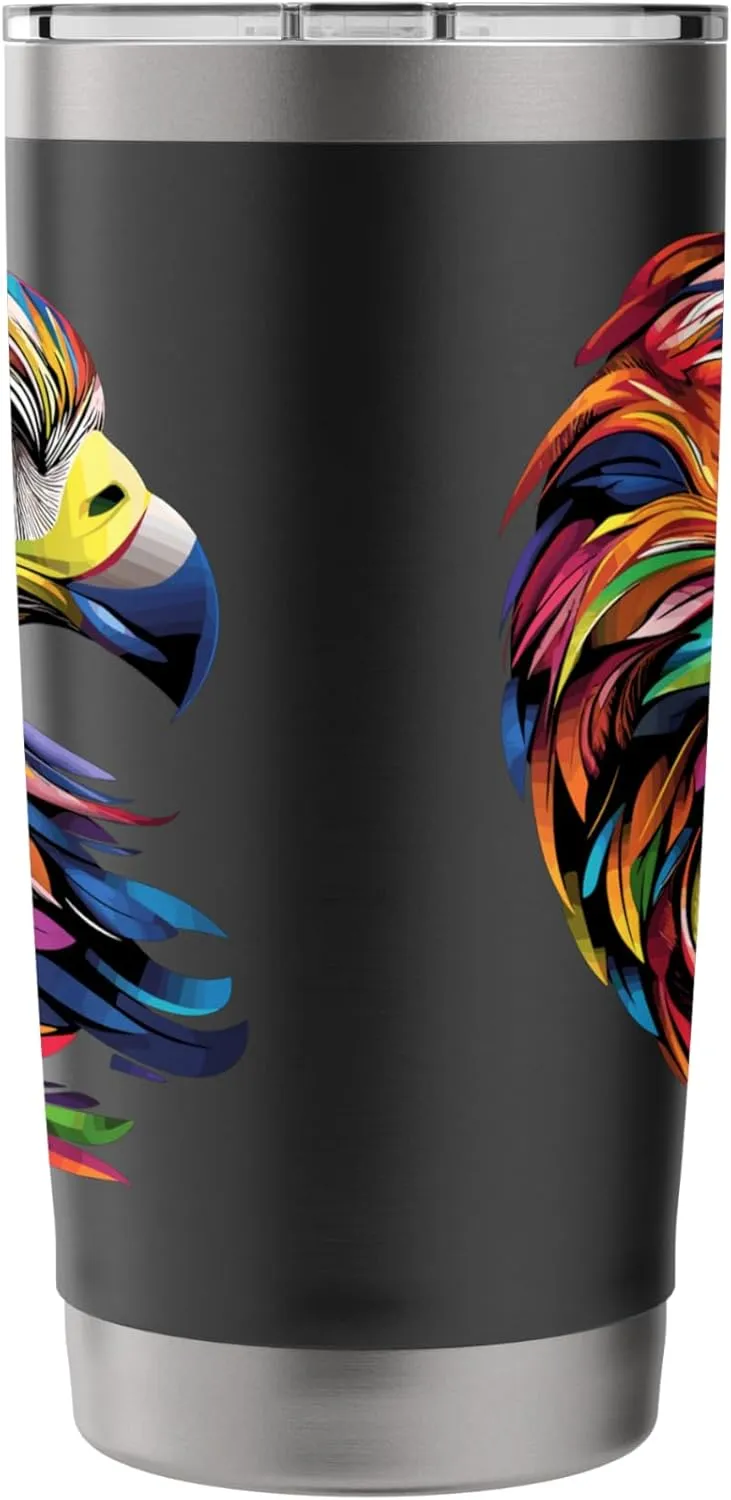 Falcon Kestrel Falcons Hunting Peregrine Birds Falconry Stainless Steel Insulated Tumbler