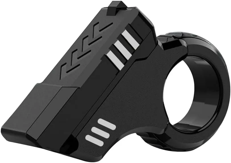 Fidget Slider Toy - Stress Relief & Anxiety Reduction EDC Toy for Adults & Kids, Relaxation and Focus (Black)