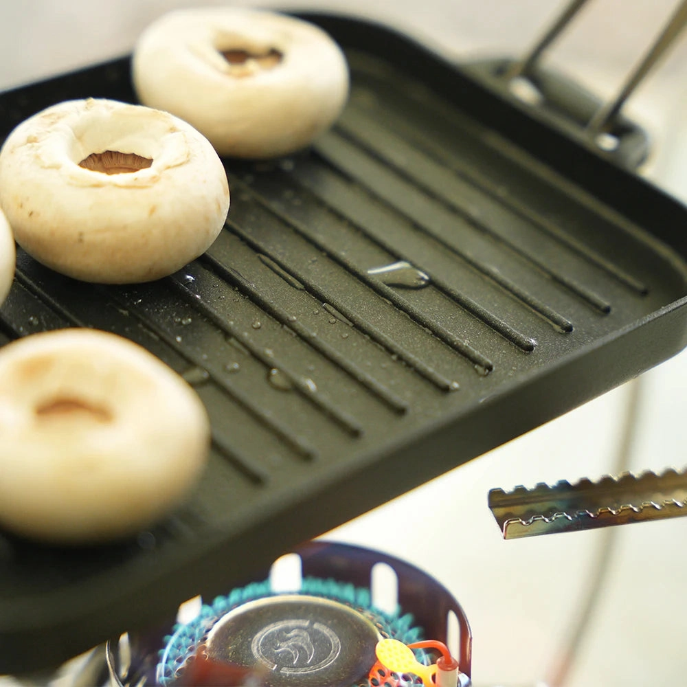 FIRE-MAPLE Mini Grill Plate Set – Non-Stick, Heat-Resistant BBQ Pan for Outdoor Cooking