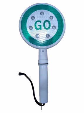 Flashing Led Stop & Go Plate Sign (Green & Red) | Model: SIGN-7451