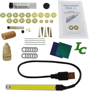 Flute Pad Kit, Replacement Pads Compatible with your model with Leak Light, Pads Assembled in USA! (Selmer Open Hole)