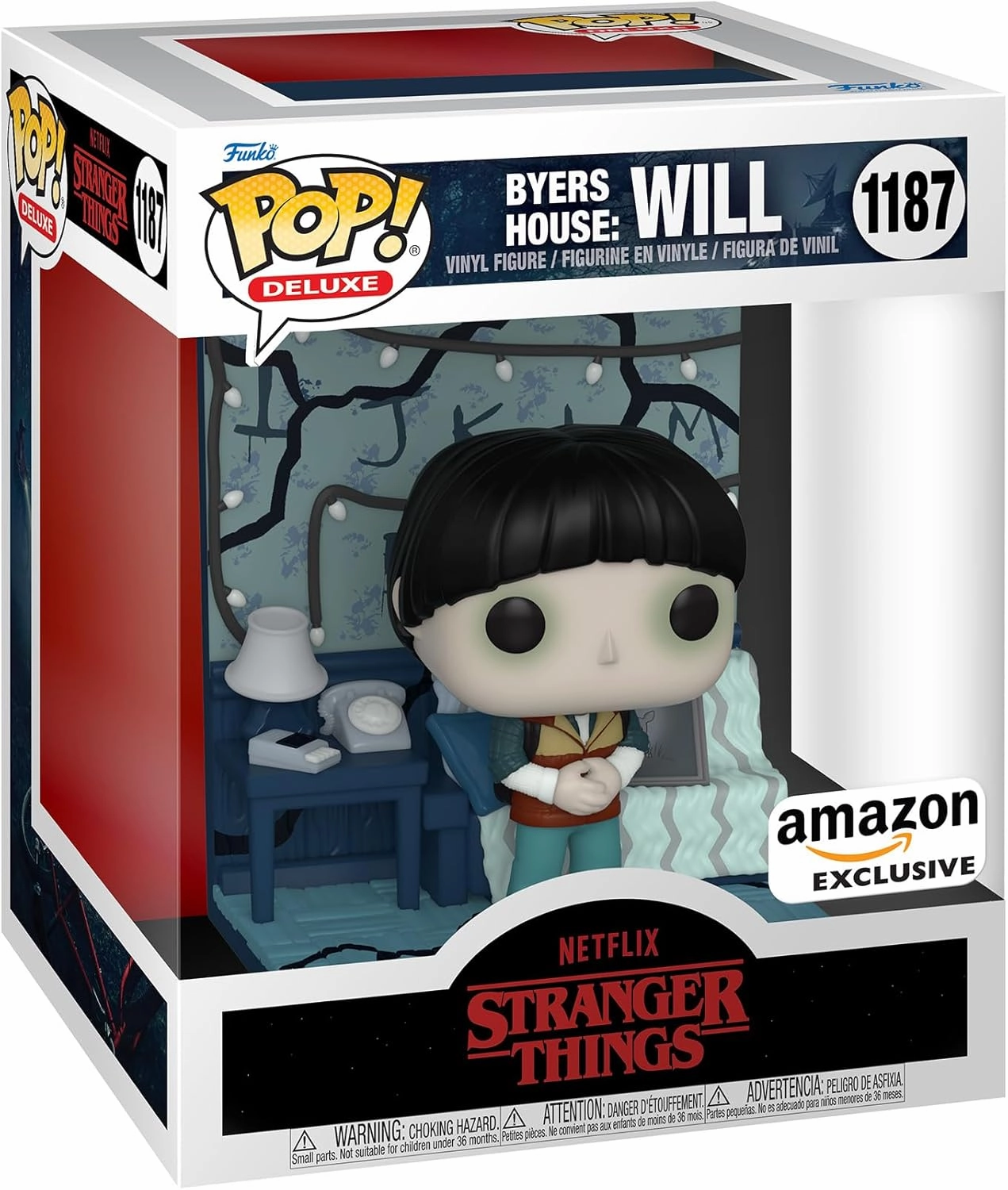 Funko Pop Deluxe: Stranger Things Build A Scene - Will Byers Figure 3 of 4 - Amazon Exclusive - Collectable Vinyl Figure - Gift Idea - Official Merchandise - Toys for Kids & Adults - Fantasy Fans