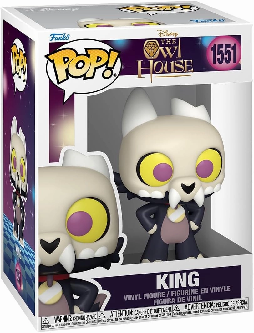 Funko Pop Disney: The Owl House - King Clawthorne, 1/6 Odds for Rare Chase Variant - (Styles May Vary) - Collectable Vinyl Figure - Gift Idea - Official Merchandise - Toys for Kids & Adults