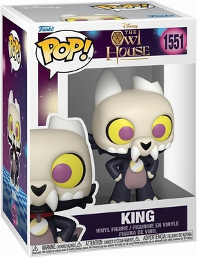Funko Pop Disney: The Owl House - King Clawthorne, 1/6 Odds for Rare Chase Variant - (Styles May Vary) - Collectable Vinyl Figure - Gift Idea - Official Merchandise - Toys for Kids & Adults