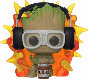 Funko POP! Marvel: Guardians of The Galaxy - Groot with Detonator - Groot Shorts - Collectable Vinyl Figure - Gift Idea - Official Merchandise - for Kids & Adults - TV Fans