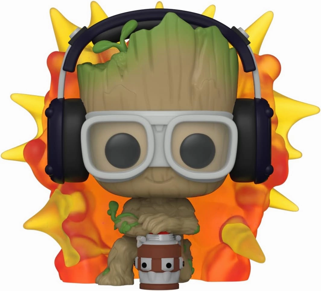Funko POP! Marvel: Guardians of The Galaxy - Groot with Detonator - Groot Shorts - Collectable Vinyl Figure - Gift Idea - Official Merchandise - for Kids & Adults - TV Fans