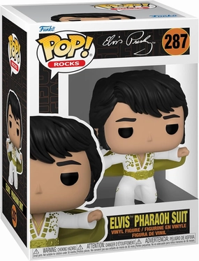 Funko POP! Rocks: Elvis Presley - Pharaoh Suit - Collectable Vinyl Figure - Gift Idea - Official Merchandise - for Kids & Adults - Music Fans - Model Figure for Collectors
