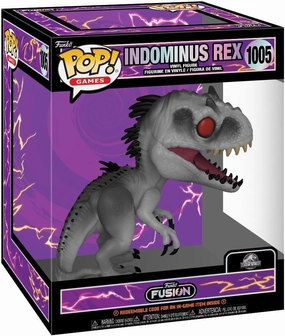 Funko POP! Super: Fusion - Indominus Rex - 1/6 Odds for Rare Chase Variant - Jurassic Park - Collectable Vinyl Figure - Gift Idea - Official Merchandise - for Kids & Adults - Video Games Fans