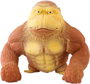 Funny Splat Monkey Stress Relief Toys，Reduce Irritability for Children ，Brown Gorilla Sensory Toy for Children -Sold by Gold Basin/S&P shupin Sales