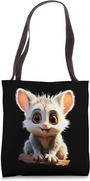 Galago Bush Baby Galagos Nagapies Monkey Ape Cute Galago Tote Bag