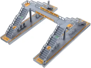 Garneck Footbridge Model Bridge Decor Mini Garden Decor Railway Scenery Ornament
