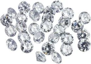 GEMHUB Natural Loose Diamond 1.2 mm -3.1 mm Real Diamonds for Jewelry Making